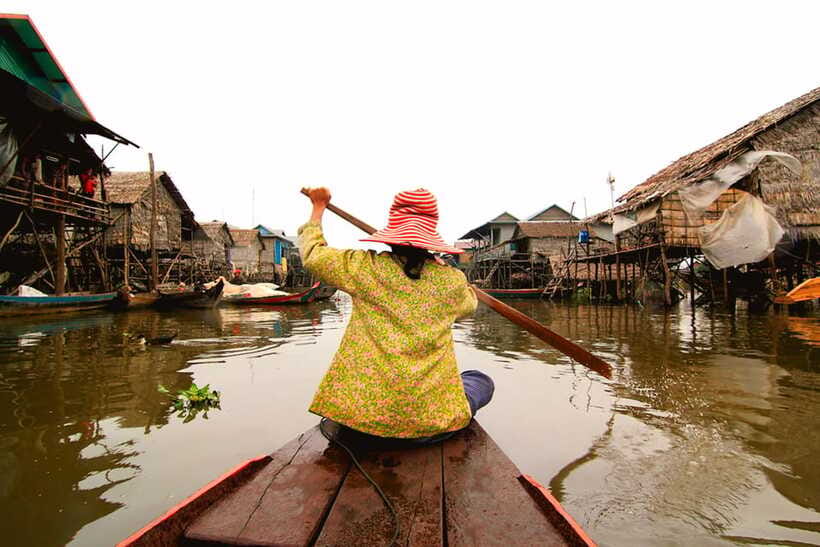 Siem Reap: Half-Day Kampong Phluk with Sunset, Boat & Guide - Optional Mangrove Rowing Canoe (Oct to Jan): A Quiet Add-On
