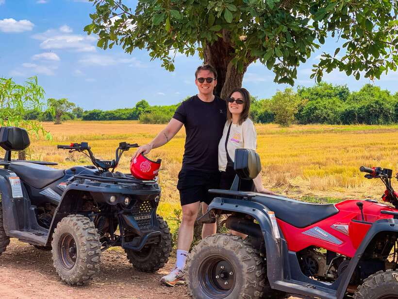 Siem Reap: Khmer Village and Fish Farm ATV Tour - Pickup, Helmet Fitting, and the Start That Sets You Up