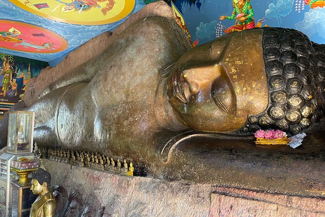 Siem Reap: Kulen Waterfall, Banteay Srei, and Beng Mealea Tour - Preah Ang Thom and the Reclining Buddha on Natural Sandstone