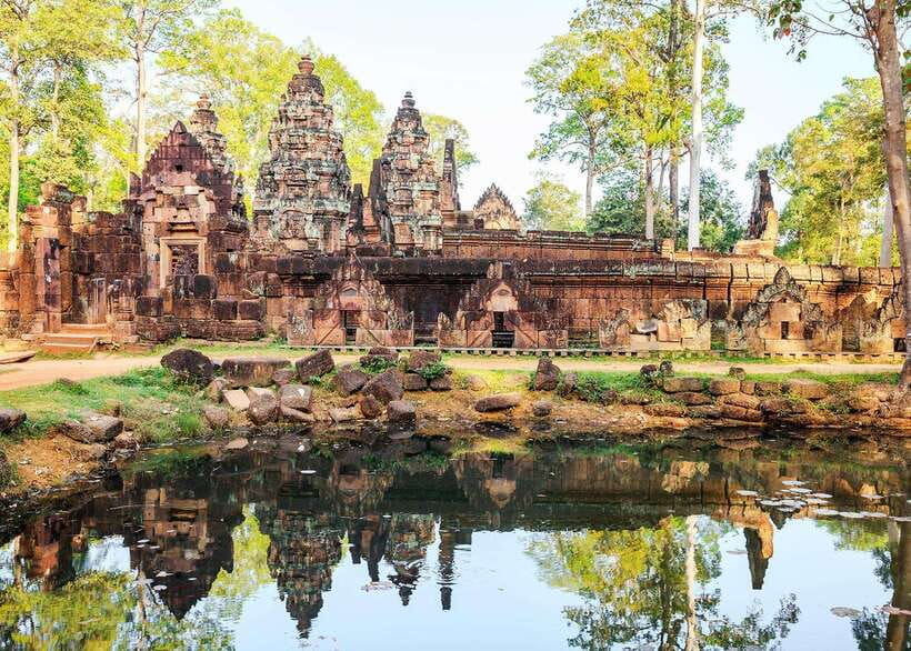 Siem Reap: Kulen Waterfalls and Banteay Srei Tour - Kulen Waterfalls and Banteay Srei: a One-Day Combo With Real Contrast