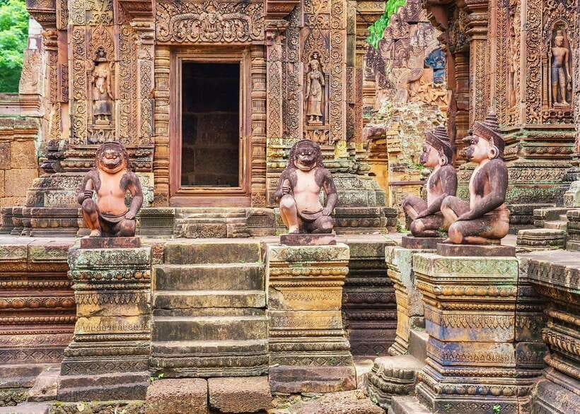 Siem Reap: Kulen Waterfalls and Banteay Srei Tour - From Siem Reap to Phnom Kulen: Comfort First, Then Jungle Footing