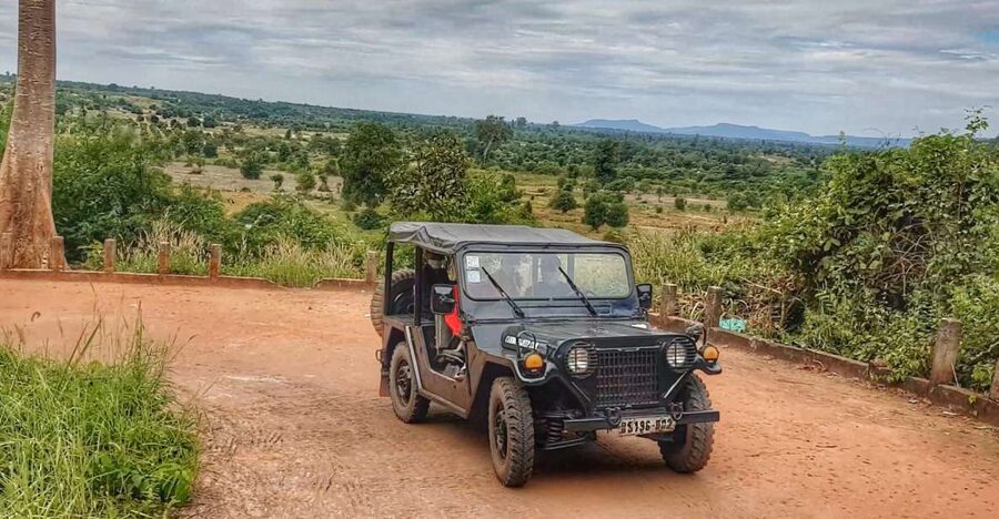 Siem Reap: Magical Kulen Mountain by Cambodiajeep - Reclining Buddha above Preah Ang Thom temple