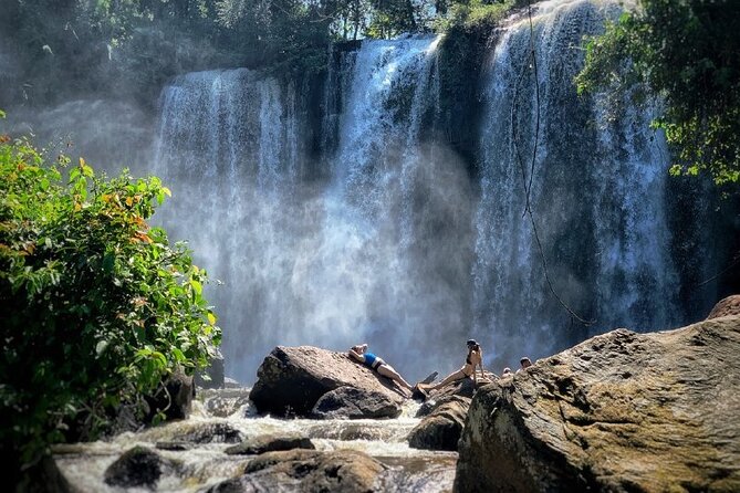 Siem Reap Outdoor Private Tour (Waterfalls 50km from Siem Reap) - Stop 1: Viewpoints, Reclining Buddha, and the 1000 Lingas at the River