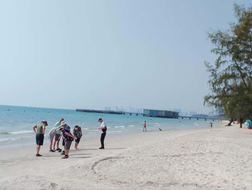 Sihanoukville Full Day City Tour with Transportation & Guide - Wat Leu Pagoda on the Mountain: Views, Steps, and Optional Blessing