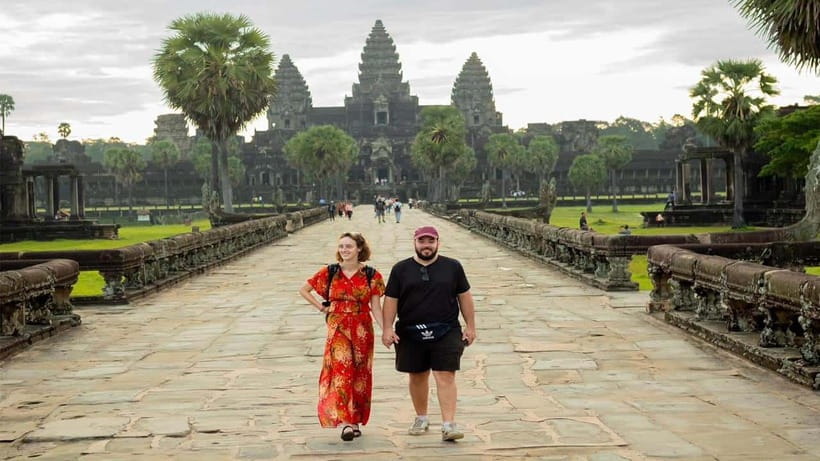 Small-Group Explore Angkor Wat Sunrise Tour with Guide - Pre Rup and the Pink Temple, Brick Hindu Detail You Can Actually Notice