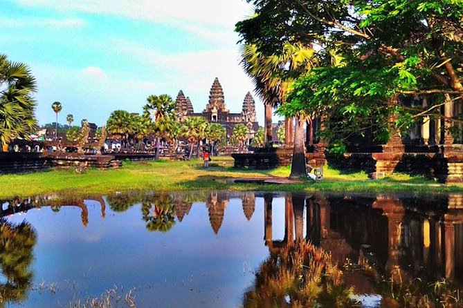 Sun Rise at Angkor Wat Small Group Day Tour from Siem Reap - Angkor Thom South Gate and the Bayon Temple