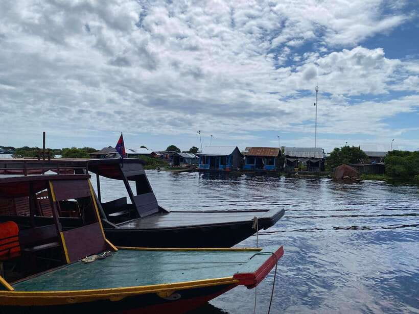 Tonle sap, Kompong Phluk (Floating village) - Sunset on the lake: the payoff moment