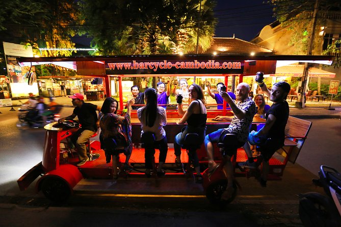 Unlimited Drinks - Sunset City Tour - 2 Hours - The Big Idea: A Siem Reap Sunset Tour on a Bar Cycle